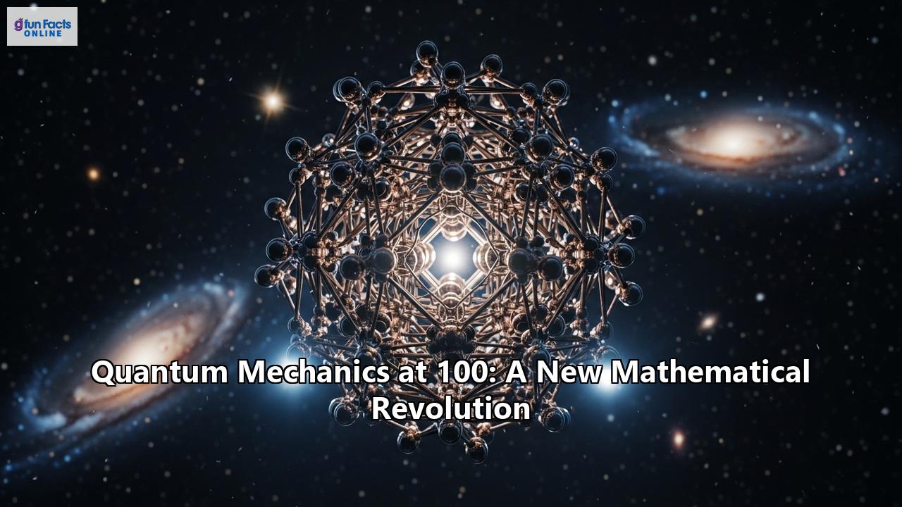 Quantum Mechanics at 100: A New Mathematical Revolution