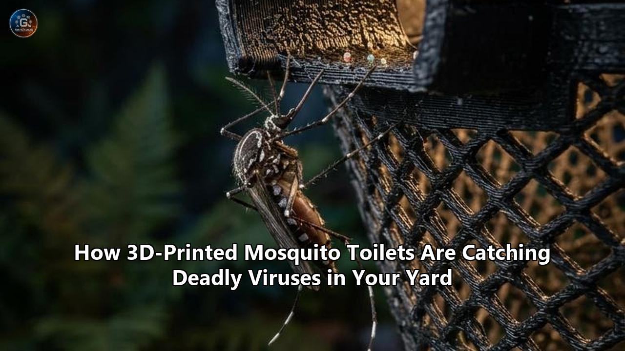 How 3D-Printed Mosquito Toilets Are Catching Deadly Viruses in Your Yard