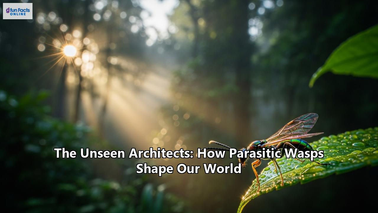 The Unseen Architects: How Parasitic Wasps Shape Our World