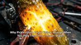 Why Pickles Glow Bright Yellow-Orange When You Plug Them Into a Power Outlet
