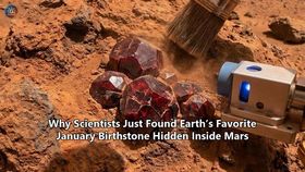 Why Scientists Just Found Earth’s Favorite January Birthstone Hidden Inside Mars