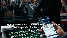 Why a White House Teleprompter Operator Was Just Suspended for Secretly Betting on Speeches