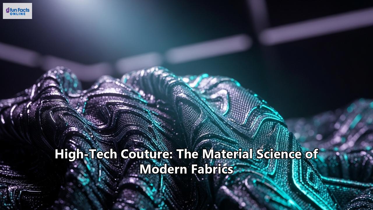 High-Tech Couture: The Material Science of Modern Fabrics