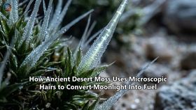 How Ancient Desert Moss Uses Microscopic Hairs to Convert Moonlight Into Fuel