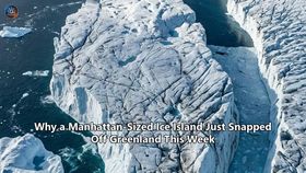 Why a Manhattan-Sized Ice Island Just Snapped Off Greenland This Week