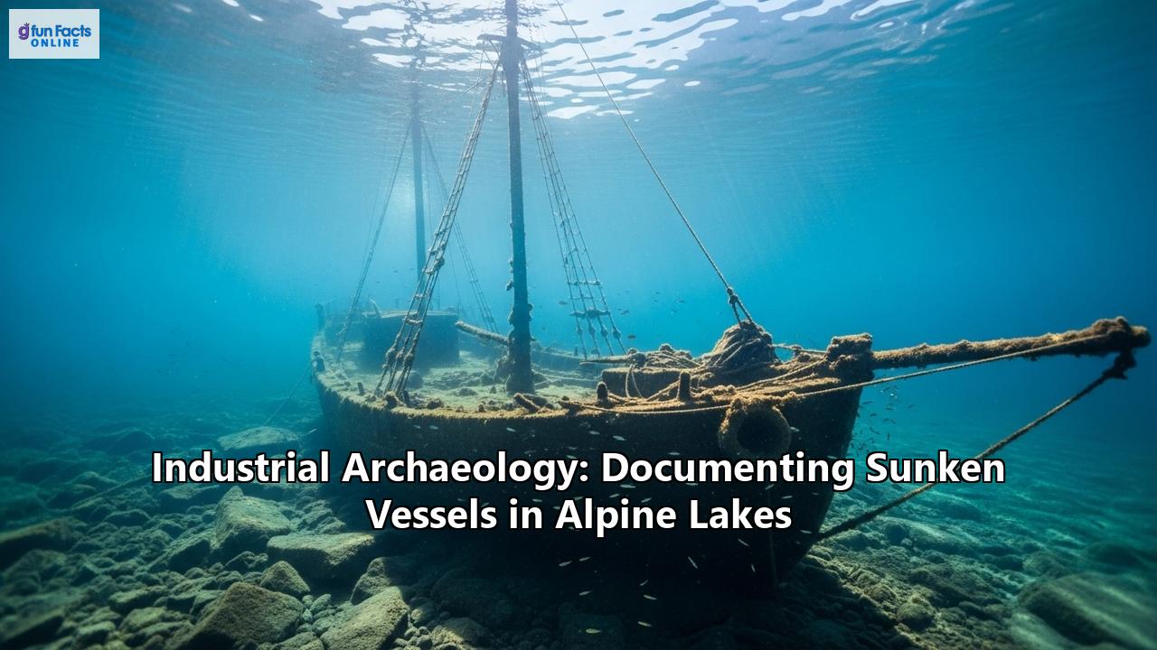 Industrial Archaeology: Documenting Sunken Vessels in Alpine Lakes