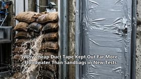 Why Cheap Duct Tape Kept Out Far More Floodwater Than Sandbags in New Tests