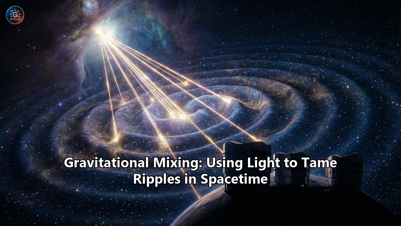 Gravitational Mixing: Using Light to Tame Ripples in Spacetime