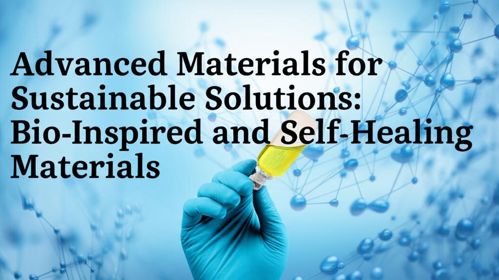 Advanced Materials for Sustainable Solutions: Bio-Inspired and Self-Healing Materials