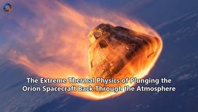 The Extreme Thermal Physics of Plunging the Orion Spacecraft Back Through the Atmosphere