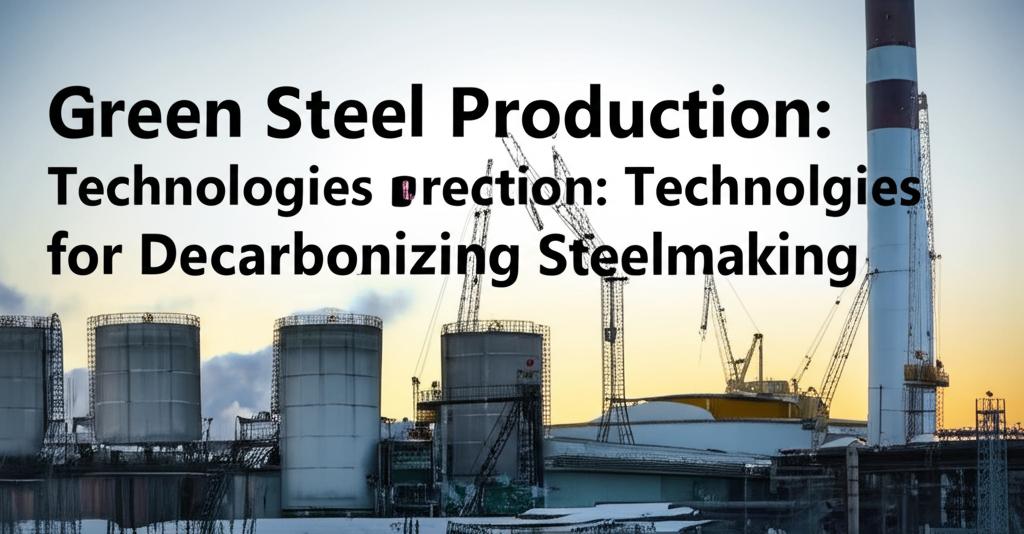 Green Steel Production: Technologies for Decarbonizing Steelmaking