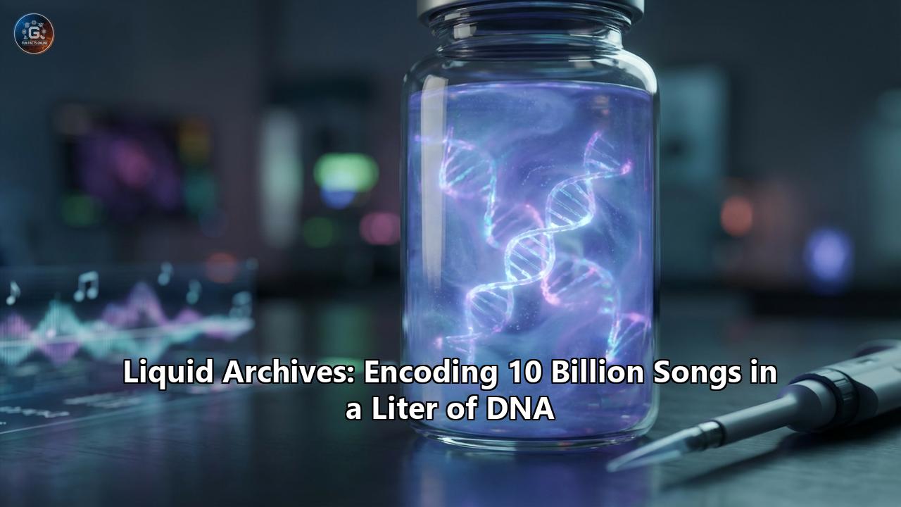Liquid Archives: Encoding 10 Billion Songs in a Liter of DNA