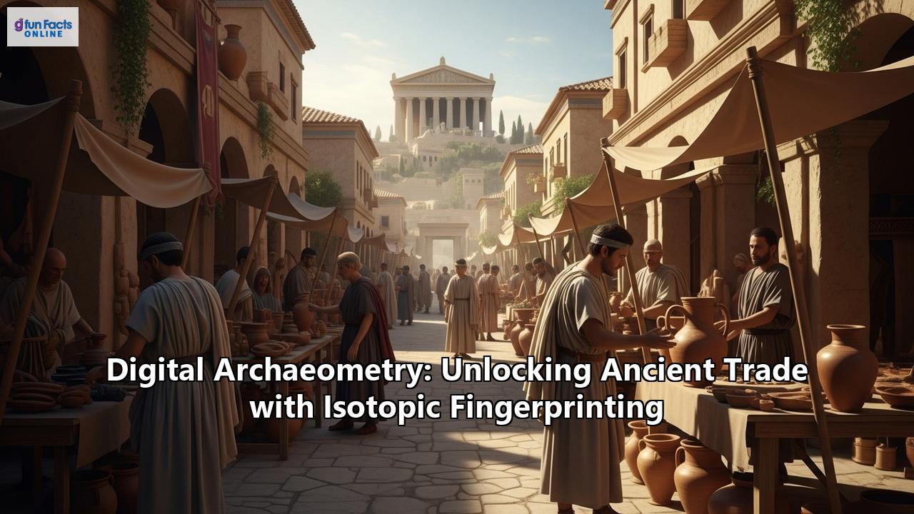 Digital Archaeometry: Unlocking Ancient Trade with Isotopic Fingerprinting