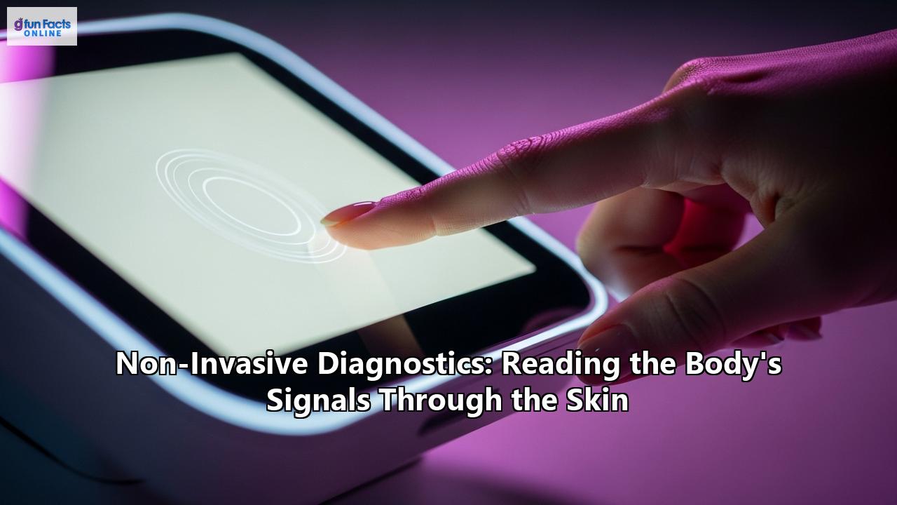 Non-Invasive Diagnostics: Reading the Body's Signals Through the Skin
