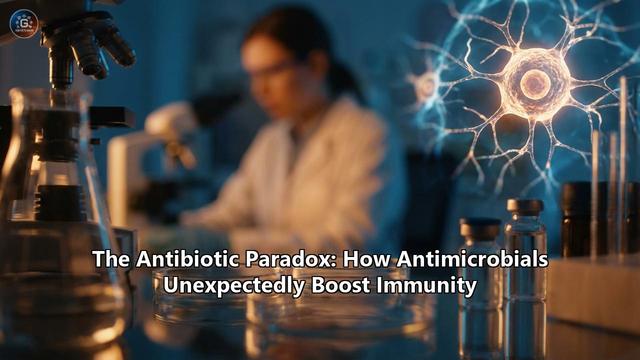 The Antibiotic Paradox: How Antimicrobials Unexpectedly Boost Immunity