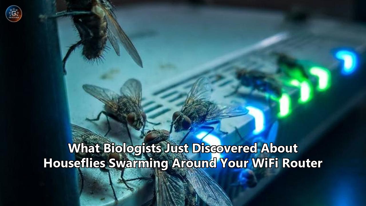 What Biologists Just Discovered About Houseflies Swarming Around Your WiFi Router