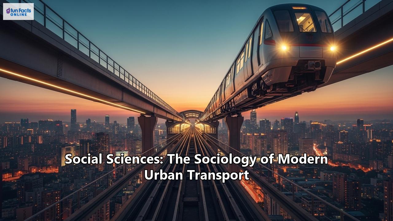 Social Sciences: The Sociology of Modern Urban Transport