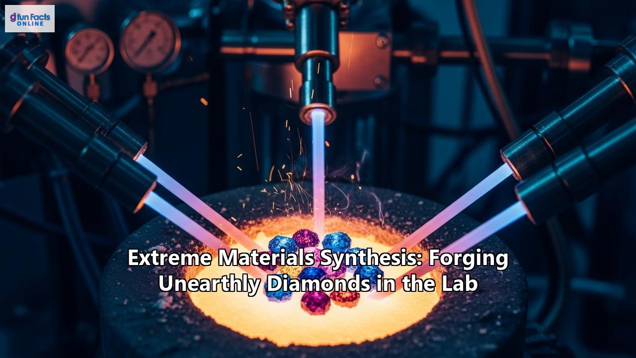 Extreme Materials Synthesis: Forging Unearthly Diamonds in the Lab