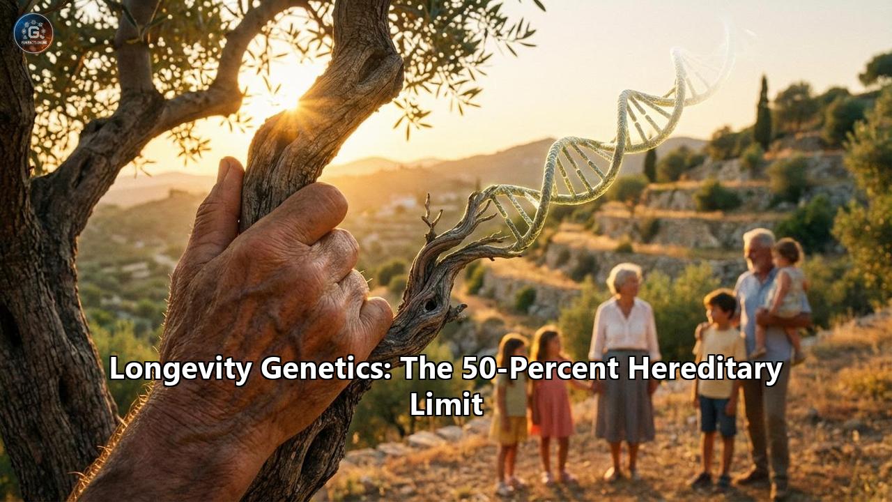 Longevity Genetics: The 50-Percent Hereditary Limit