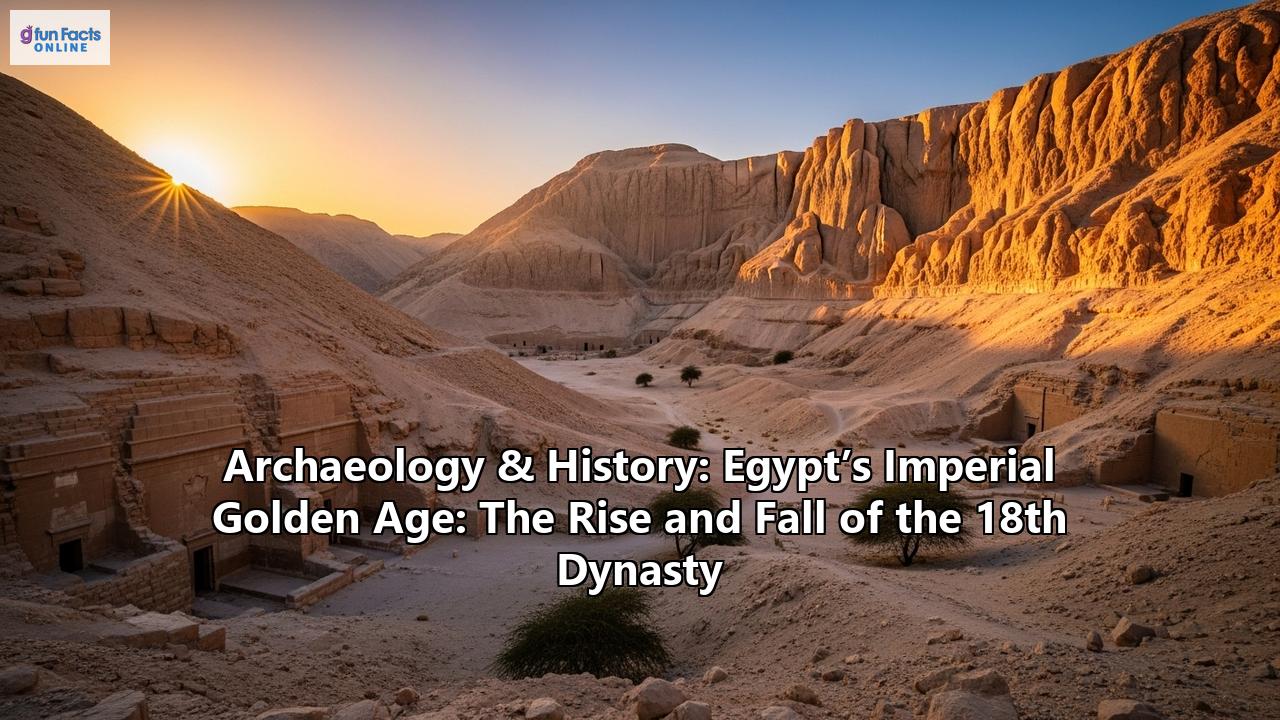 Archaeology & History: Egypt’s Imperial Golden Age: The Rise and Fall of the 18th Dynasty