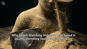 Why Speed-Watching Videos at 1.5x Speed Is Quietly Shrinking Your Working Memory