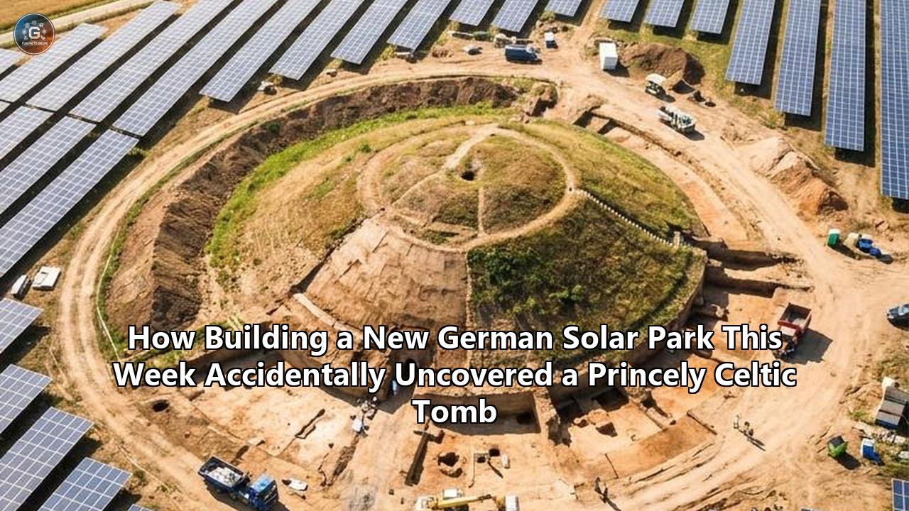 How Building a New German Solar Park This Week Accidentally Uncovered a Princely Celtic Tomb