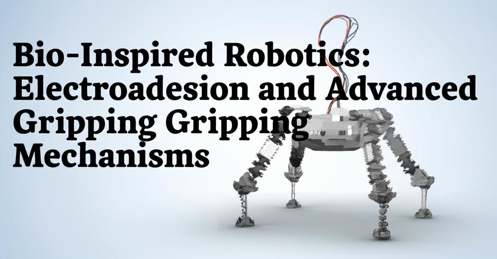 Bio-Inspired Robotics: Electroadhesion and Advanced Gripping Mechanisms