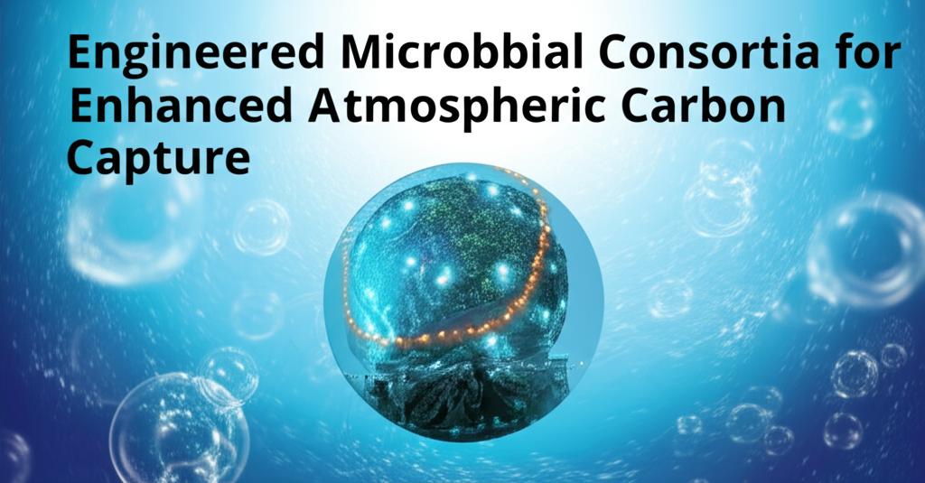 Engineered Microbial Consortia for Enhanced Atmospheric Carbon Capture