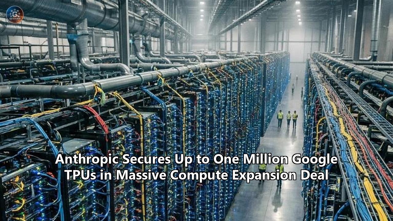 Anthropic Secures Up to One Million Google TPUs in Massive Compute Expansion Deal