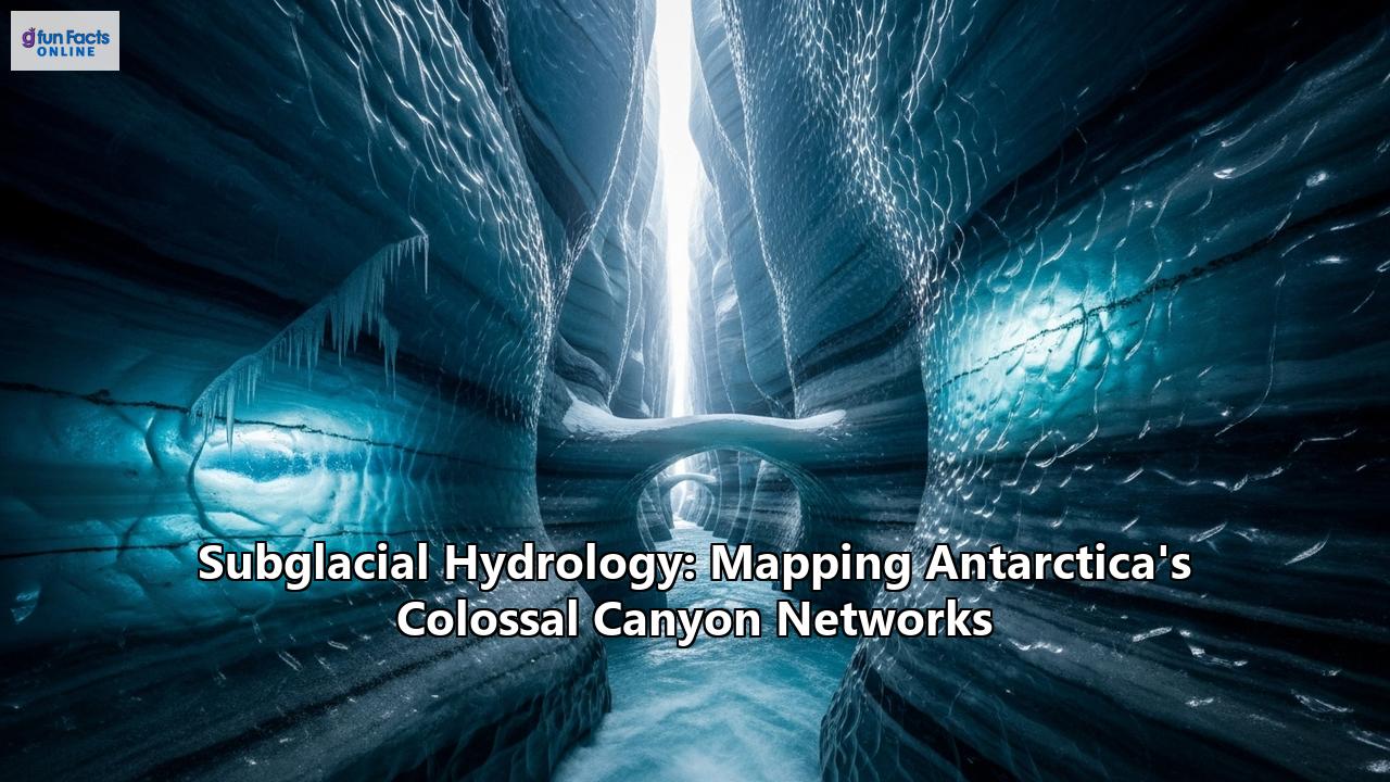 Subglacial Hydrology: Mapping Antarctica's Colossal Canyon Networks