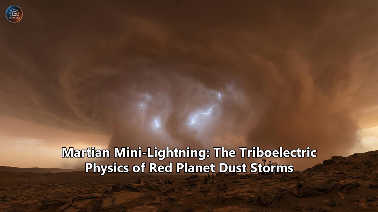 Martian Mini-Lightning: The Triboelectric Physics of Red Planet Dust Storms