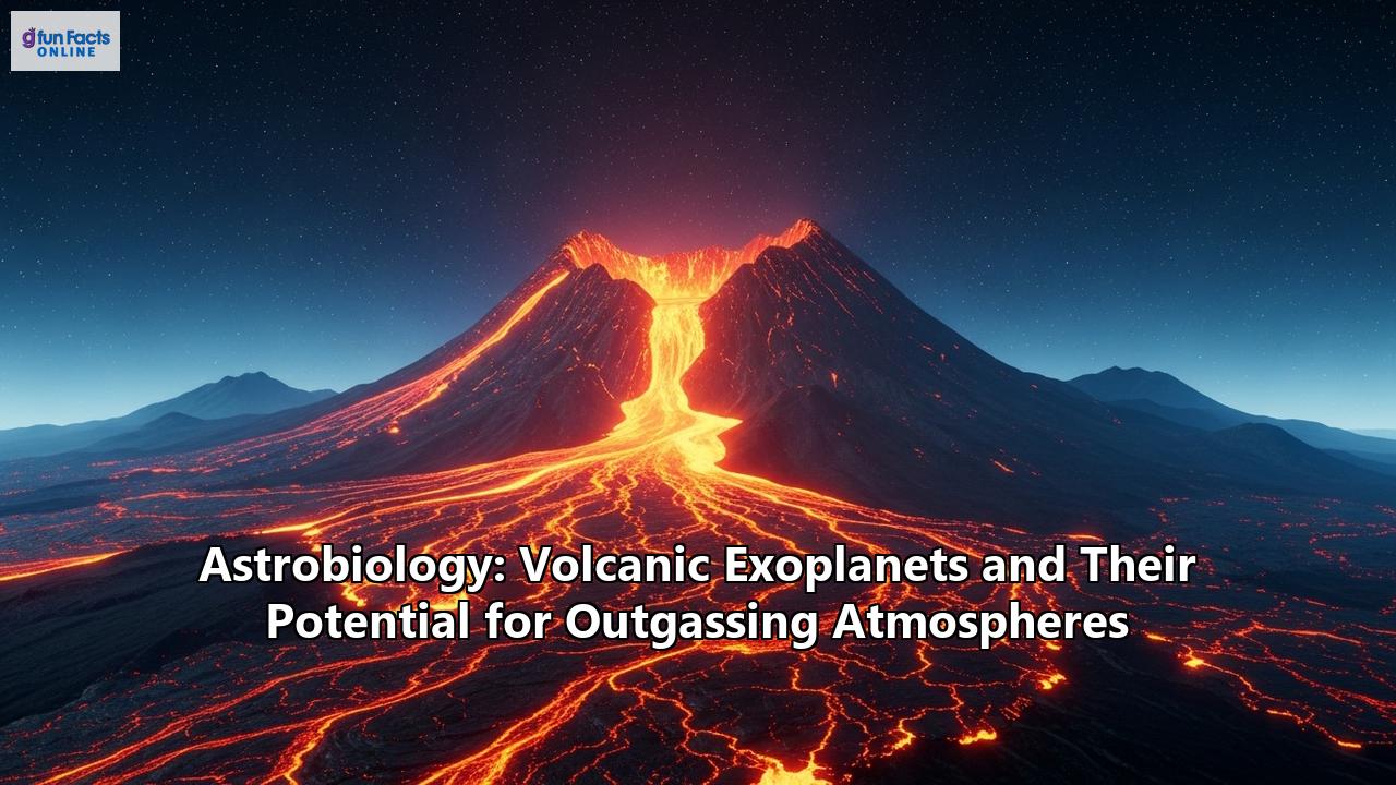 Astrobiology: Volcanic Exoplanets and Their Potential for Outgassing Atmospheres