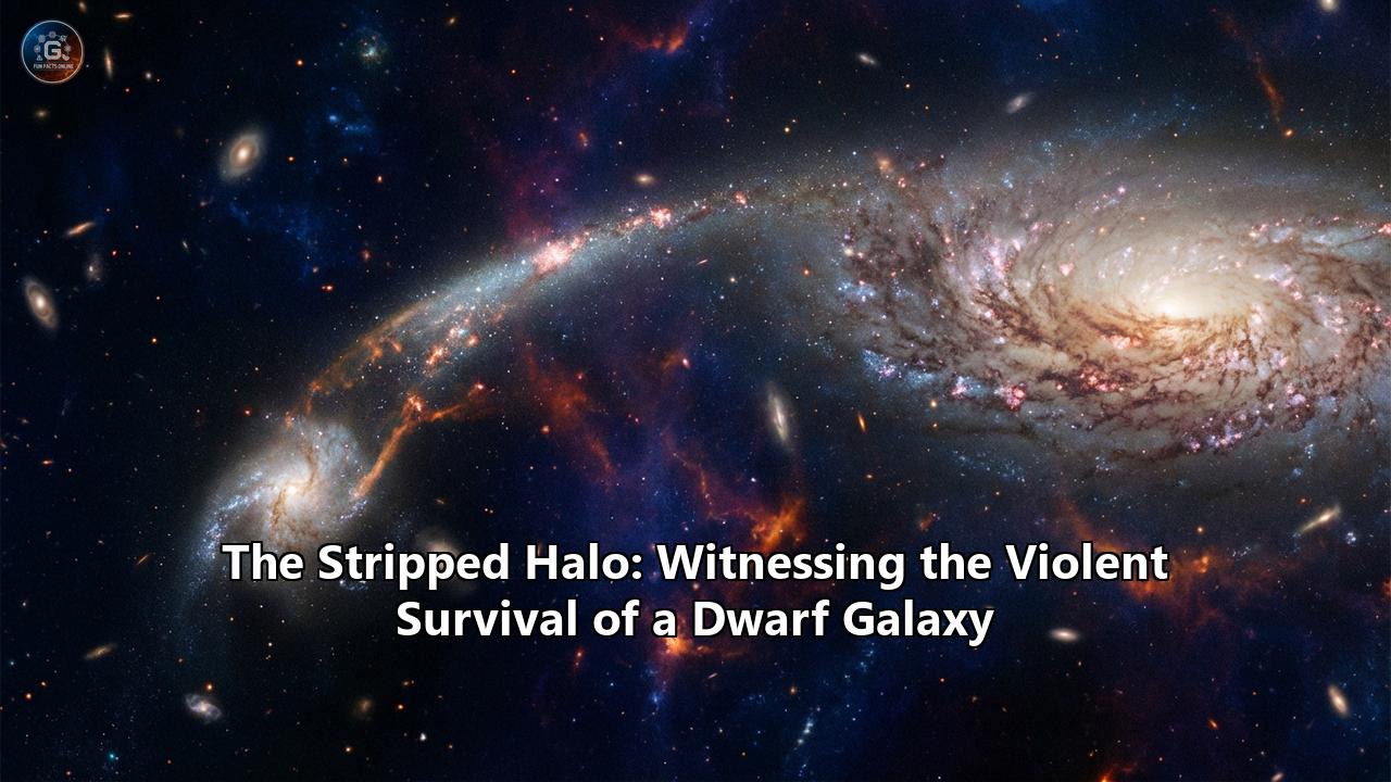 The Stripped Halo: Witnessing the Violent Survival of a Dwarf Galaxy