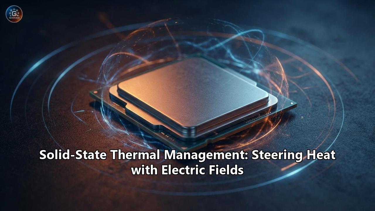 Solid-State Thermal Management: Steering Heat with Electric Fields