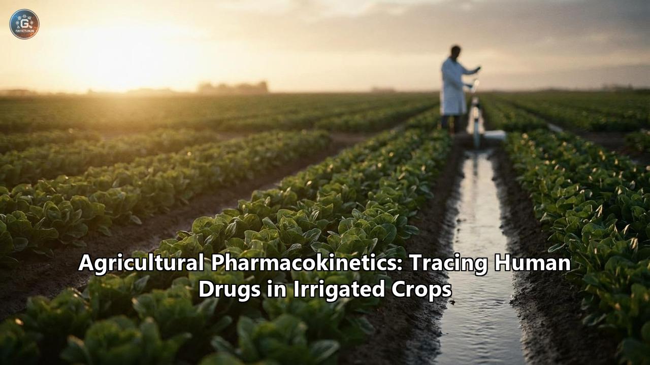 Agricultural Pharmacokinetics: Tracing Human Drugs in Irrigated Crops