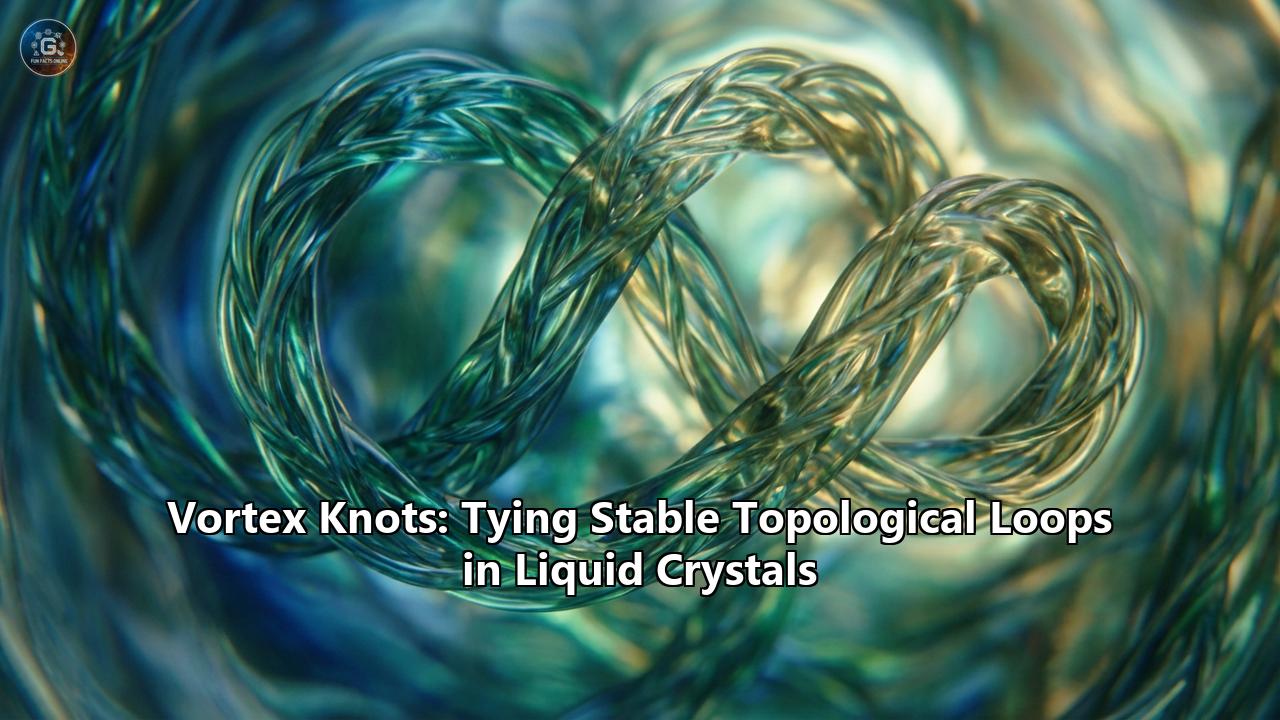 Vortex Knots: Tying Stable Topological Loops in Liquid Crystals