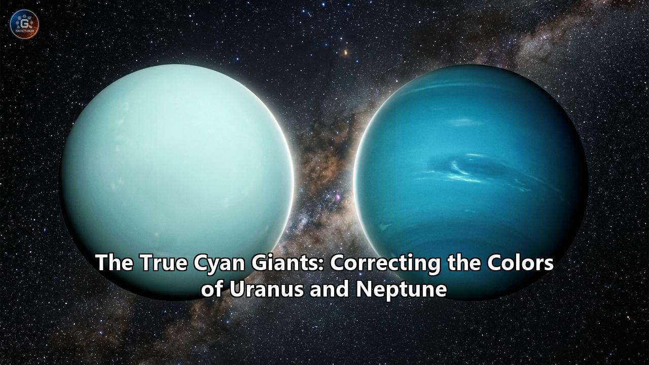 The True Cyan Giants: Correcting the Colors of Uranus and Neptune