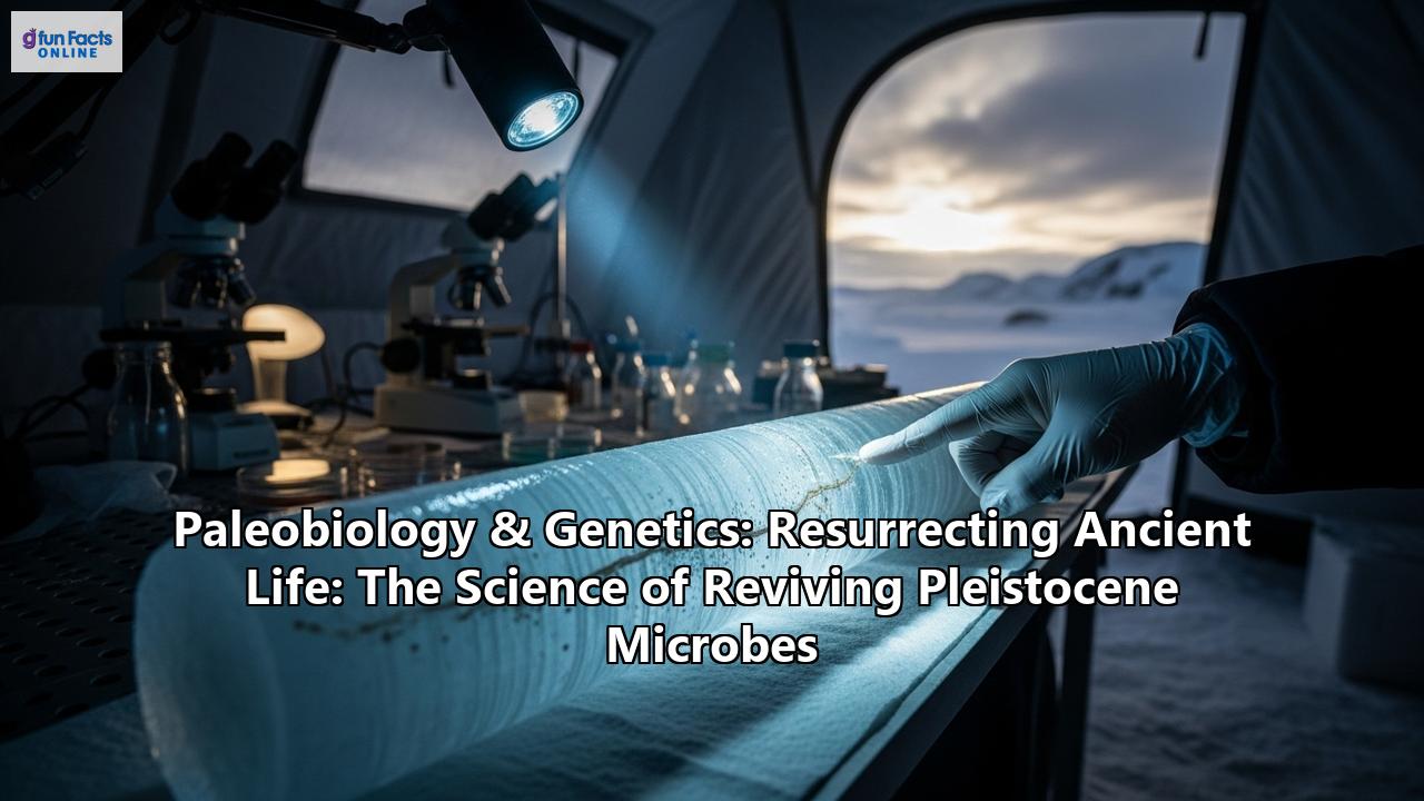 Paleobiology & Genetics: Resurrecting Ancient Life: The Science of Reviving Pleistocene Microbes