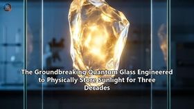 The Groundbreaking Quantum Glass Engineered to Physically Store Sunlight for Three Decades