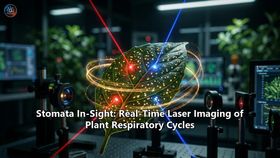 Stomata In-Sight: Real-Time Laser Imaging of Plant Respiratory Cycles