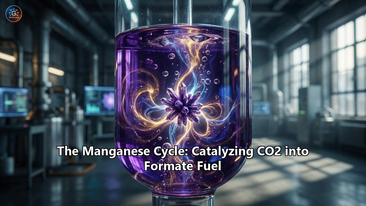 The Manganese Cycle: Catalyzing CO2 into Formate Fuel