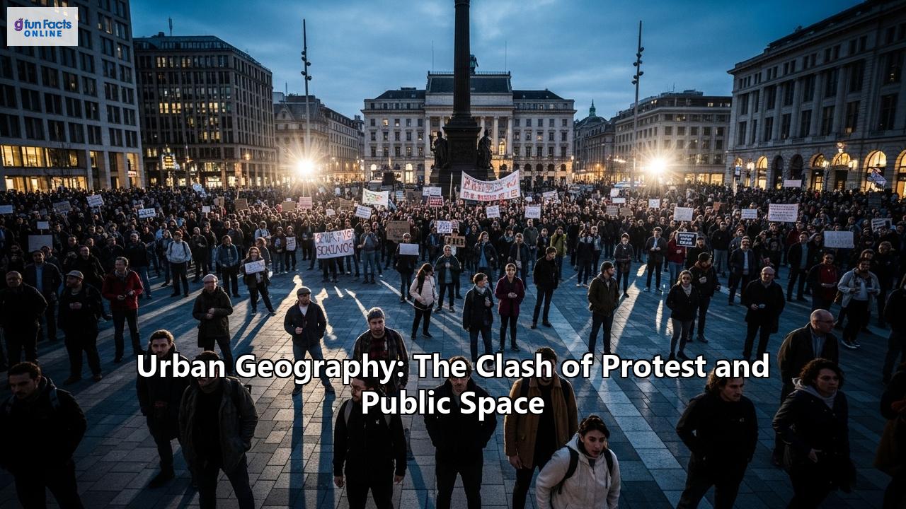 Urban Geography: The Clash of Protest and Public Space