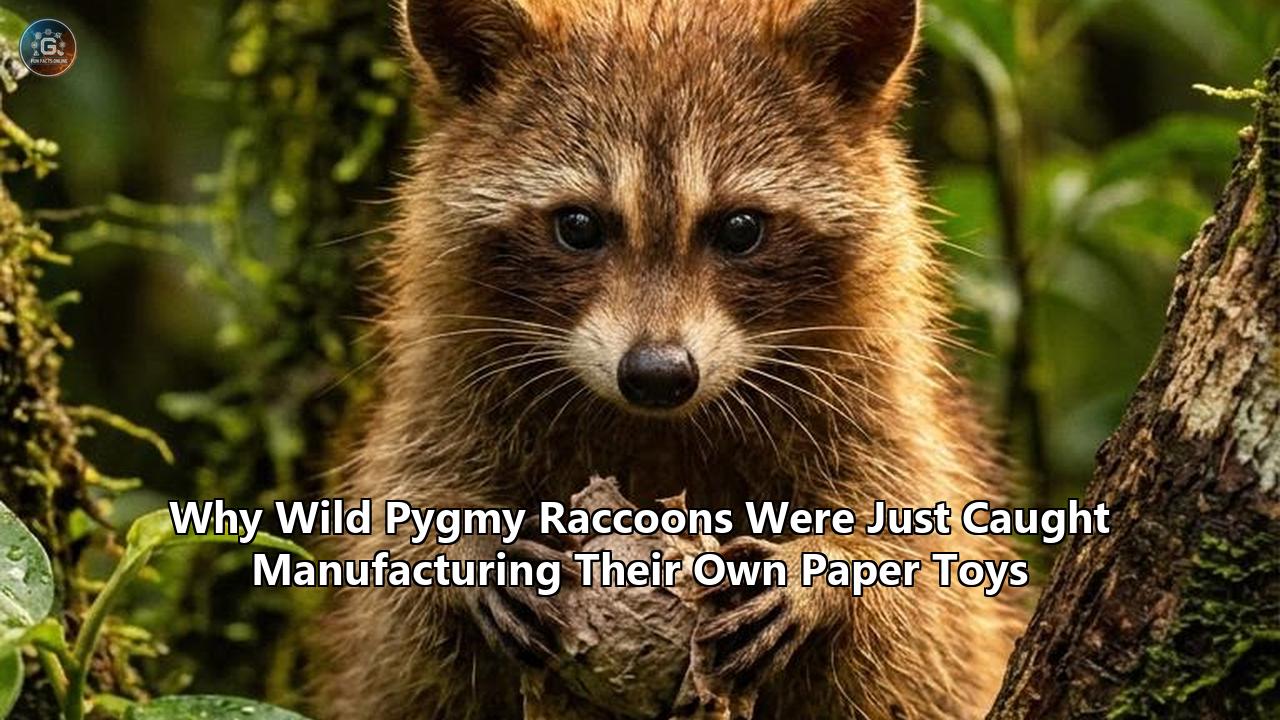 Why Wild Pygmy Raccoons Were Just Caught Manufacturing Their Own Paper Toys