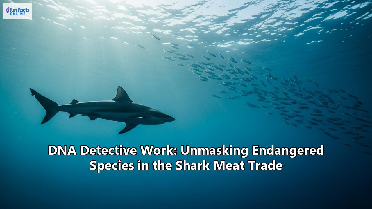 DNA Detective Work: Unmasking Endangered Species in the Shark Meat Trade