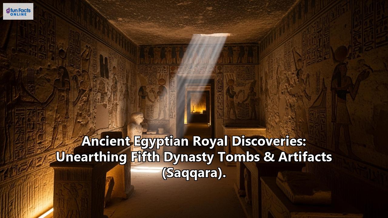 Ancient Egyptian Royal Discoveries: Unearthing Fifth Dynasty Tombs & Artifacts (Saqqara).