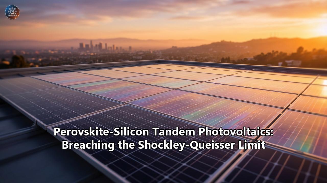 Perovskite-Silicon Tandem Photovoltaics: Breaching the Shockley-Queisser Limit
