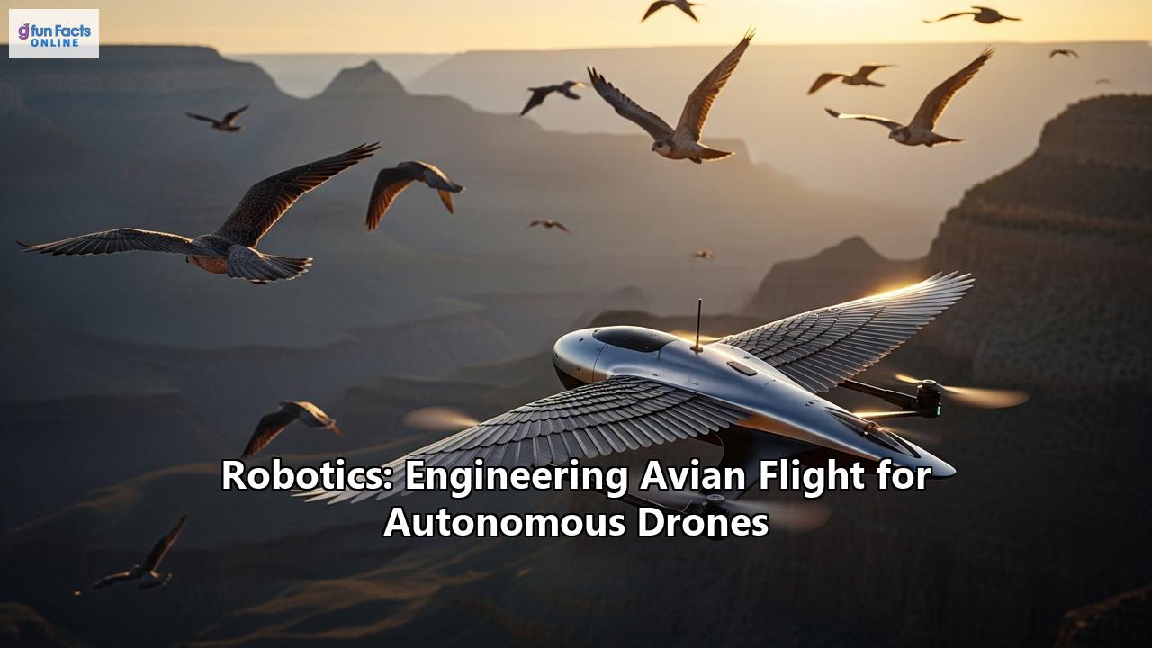 Robotics: Engineering Avian Flight for Autonomous Drones