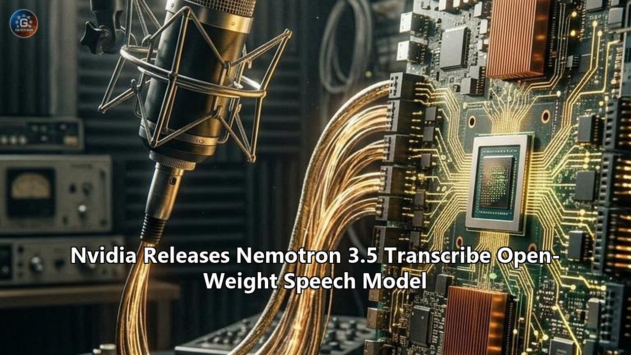Nvidia Releases Nemotron 3.5 Transcribe Open-Weight Speech Model