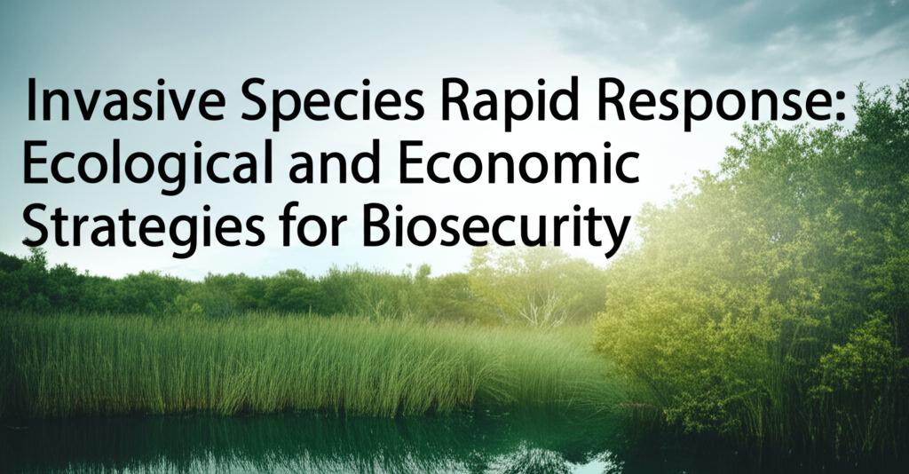 Invasive Species Rapid Response: Ecological and Economic Strategies for Biosecurity