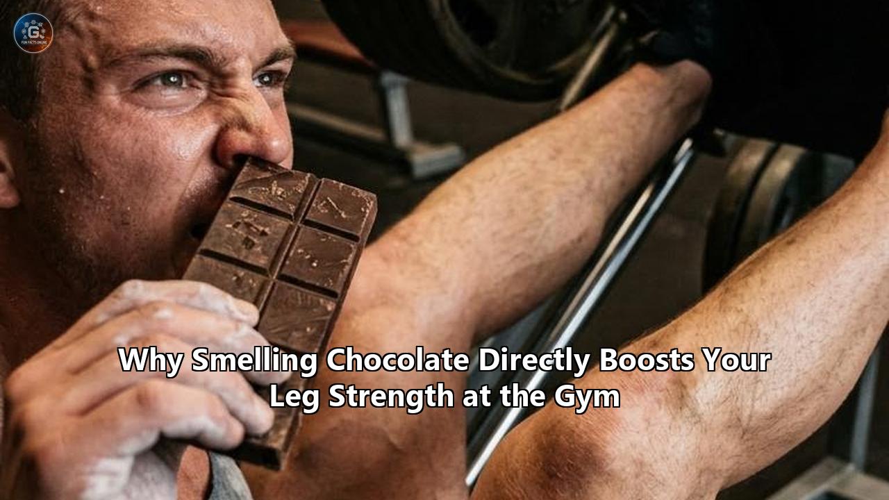 Why Smelling Chocolate Directly Boosts Your Leg Strength at the Gym